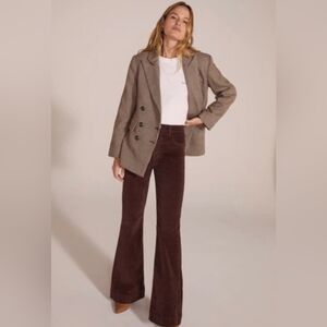 NWT Favorite Daughter Valentina High Rise Corduroy Pants